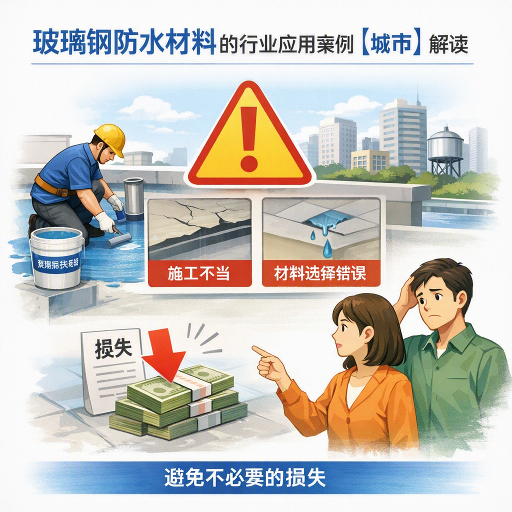 玻璃钢防水材料的行业应用案例，陇南解读
