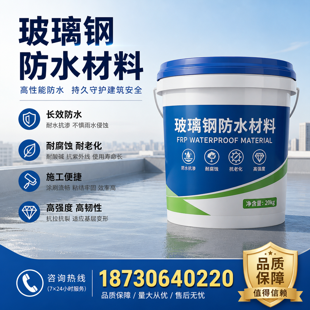 专家解析：玻璃钢防水材料的市场前景分析在 陇南